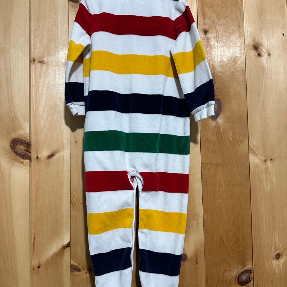 Hudson’s Bay Company Signature Multi-Stripe Footed Sleeper 18-24M